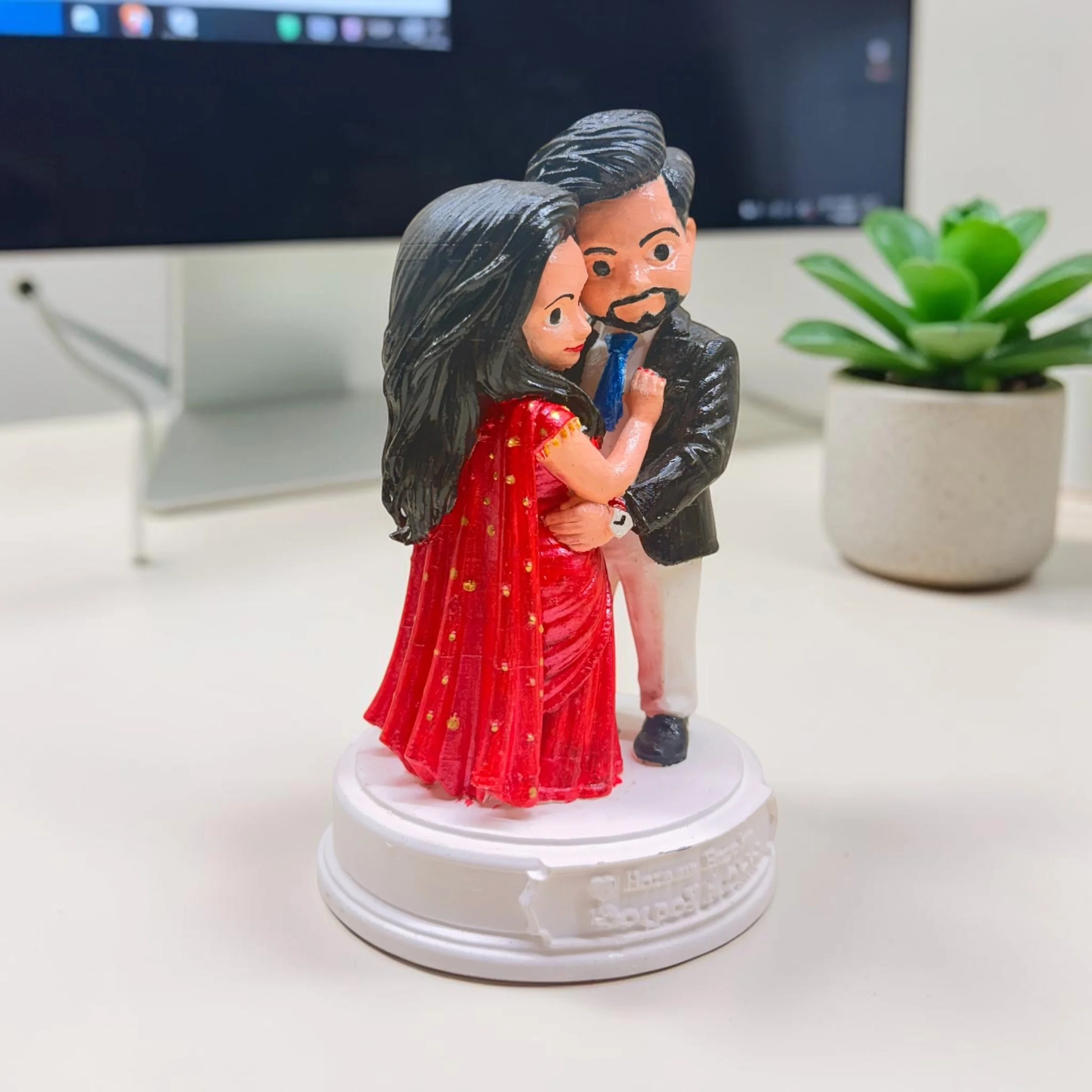 3D Modal Wedding Couple