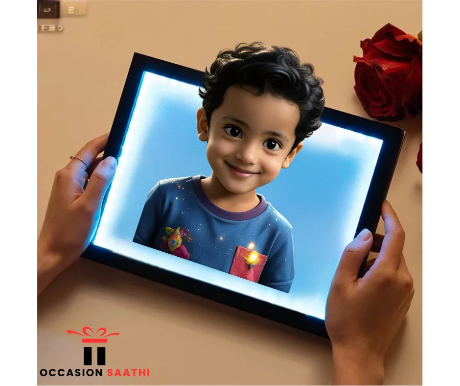 3D Photo Frame with Glowing Light
