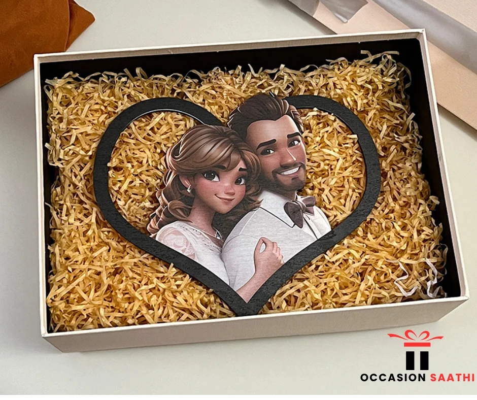 Couple 3D Cutout Modal