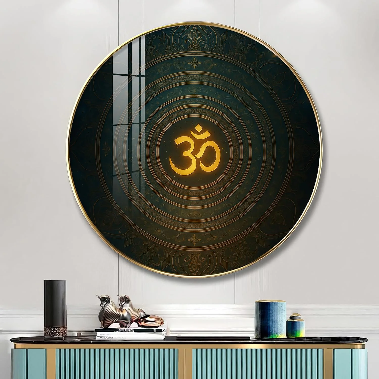OM Mantra Plate