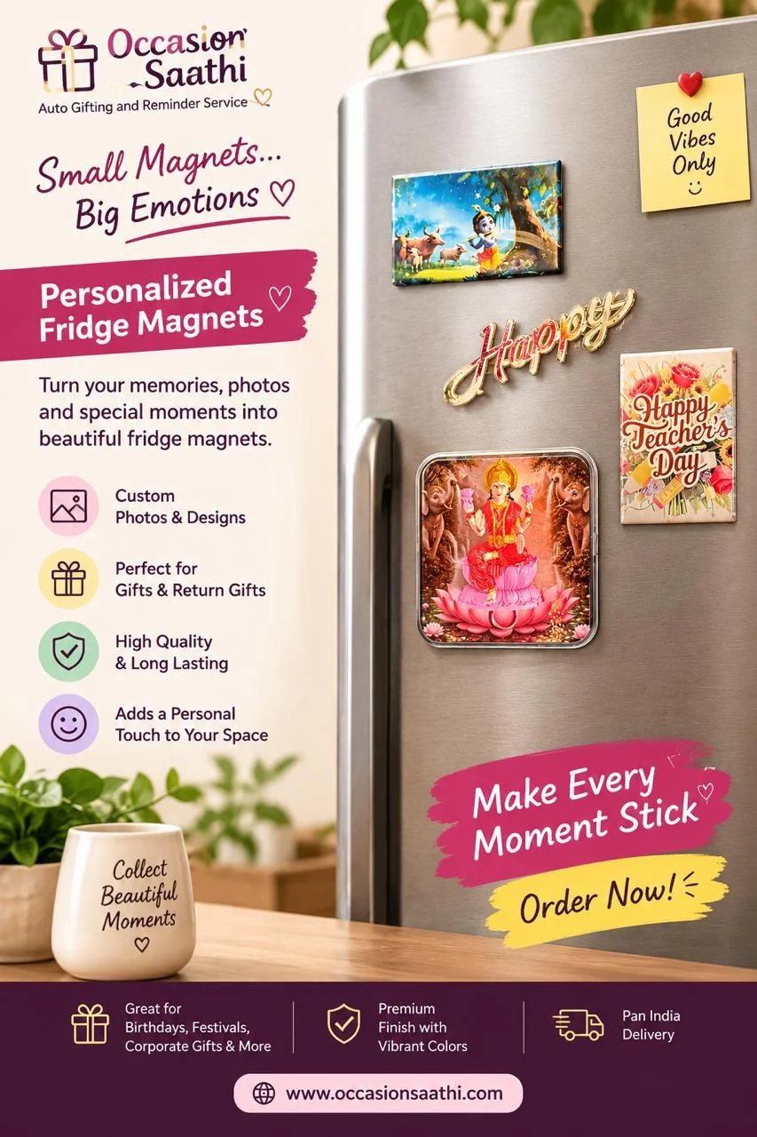 Mantra Fridge Magnet